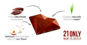 2 pieces (28 g) Sugar Free Dark Chocolate