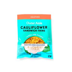 2 pieces (64 g) Cauliflower Thins