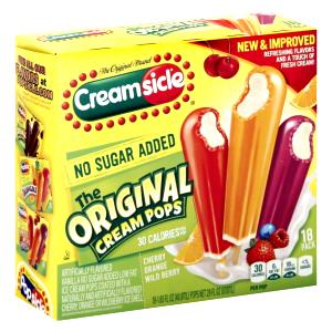 2 Pops Creamsicle Pop, Sugar Free