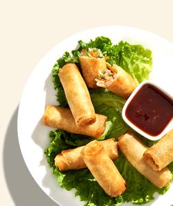 2 rolls (68 g) Mini Vegetable Spring Rolls (2)