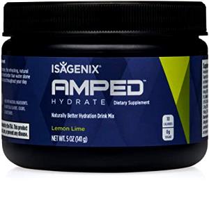 2 scoops (10 g) AMPED Hydrate - Refreshing Grape (Powder)