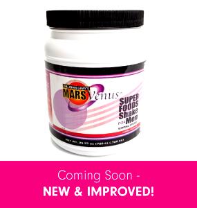 2 scoops (48 g) Mars Venus Superfoods Shake for Men - Natural Chocolate