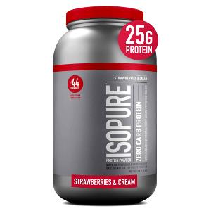 2 scoops (62 g) Perfect Zero Carb Isopure Whey Protein Isolate - Strawberries & Cream