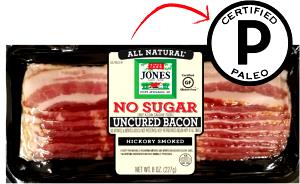 2 slices (17 g) No Sugar Added Bacon