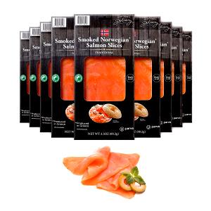 2 slices (56 g) Norwegian Smoked Salmon