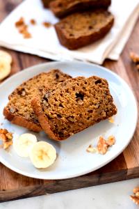 2 slices (90 g) Banana Nut Loaf Cake