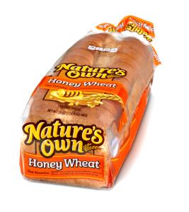 2 Slices Bread, 100% Whole Wheat With Honey