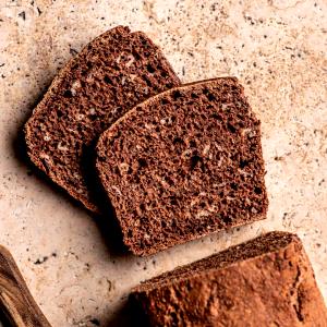 2 slices German Rye Dark Bread