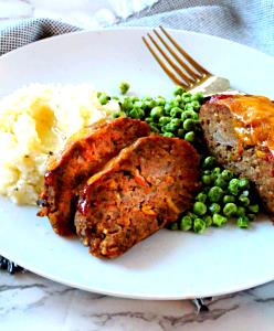 2 slices Spicy Meatloaf