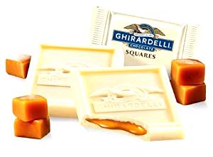 2 squares (32 g) White Chocolate Caramel Squares