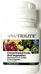 2 tablets Concentrated Fruits and Vegetables