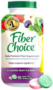 2 tablets Sugar Free Fiber Supplement Chewable Tablets