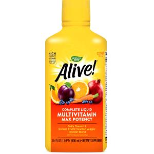 2 tbsp (1 oz) Alive! Liquid Multi Vitamin & Mineral