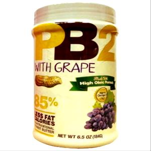 2 tbsp (12 g) PB2 with Grape