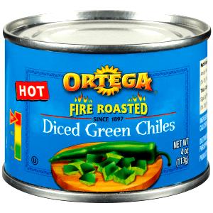 2 tbsp (30 g) Hot Fire-Roasted Green Chili Peppers