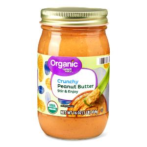 2 tbsp (32 g) Organic Crunchy Peanut Butter Spread