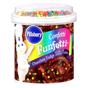 2 tbsp (34 g) Confetti Funfetti Chocolate Fudge Frosting