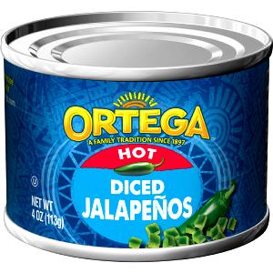 2 Tbsp Ortega Diced Jalapenos