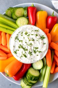 2 Tbsp Otria™ Chipotle Cheese Greek Yogurt Veggie Dip