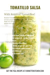 2 tbsp Roasted Tomatillo Salsa