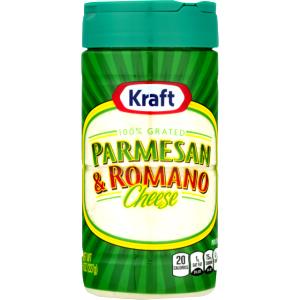 2 tsp (5 g) 100% Real Parmesan & Romano Grated Cheese Blend