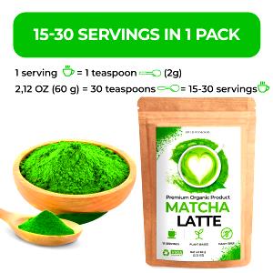 2 tsp (5 g) Organic Matcha Green Tea