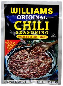 2 tsp dry mix (3.5 g) Original Chili Seasoning Mix