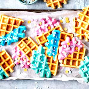 2 waffles (70 g) Confetti Waffles