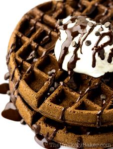 2 waffles (70 g) Dark Chocolate Chip Waffles