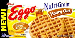 2 waffles (70 g) Nutri-Grain Honey Oat Waffles