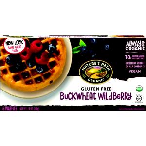 2 waffles (70 g) Organic Buckwheat Wildberry Waffles