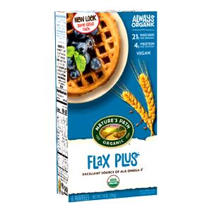 2 waffles (70 g) Organic Flax Plus Waffles