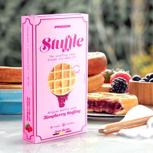 2 waffles (70 g) Raspberry Waffles