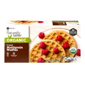 2 waffles Organic Multigrain Waffles