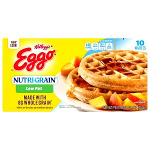 2 Waffles Waffle, Nutri-Grain Lowfat