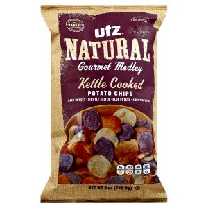 20 chips (28 g) Natural Gourmet Medley Kettle Cooked Potato Chips