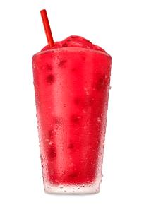 20 oz (562 g) Strawberry Real Fruit Slush (Medium)