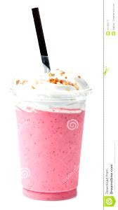 20 oz cup (594 g) Strawberry Milkshake (Medium)