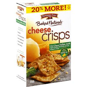 20 pieces (30 g) Baked Naturals Cheese Crisps - Four Cheese Italian Herb