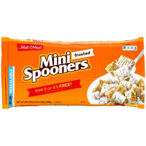 21 biscuits (60 g) Frosted Mini Spooners Whole Grain Wheat Cereal