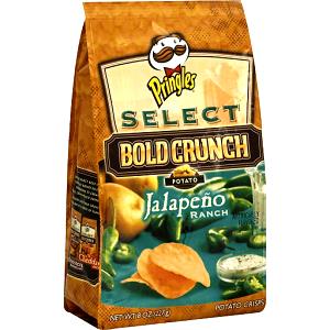 22 Chips Potato Crisps, Select, Bold Crunch, Jalapeno Ranch