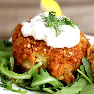 2.3 oz (65 g) Vegan Crab Cakes