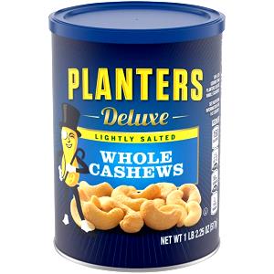 23 pieces (28 g) Deluxe Lightly Salted Whole Cashews