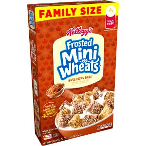 24 Biscuits Frosted Mini-Wheats Cereal, Maple & Brown Sugar