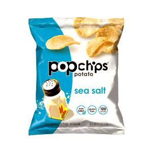 24 chips (1 oz) Get Poppin Crispy Potato Snacks