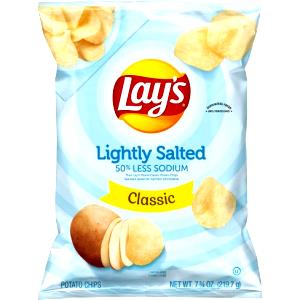 24 chips (1 oz) Lightly Salted Classic Potato Chips