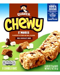 24 Grams Granola Bar, Chewy 90 Calorie S