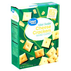 25 crackers (30 g) White Cheddar Cheese Crackers