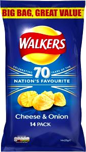 25 Grams Crisps, Cheese & Onion