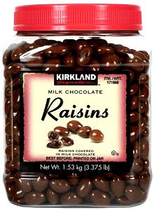 25 pieces (40 g) Chocolate Covered Raisins